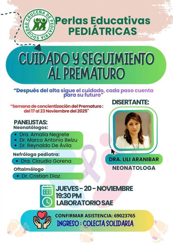 Perlas Educativas: Cuidado y seguimiento al prematuro